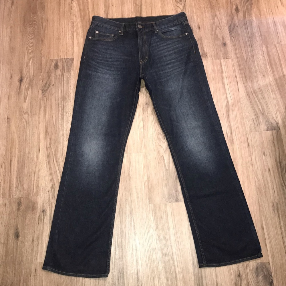 NEW BANANA REPUBLIC OLX BOOT CUT IN JEANS 36X34 - Picture 1 of 6